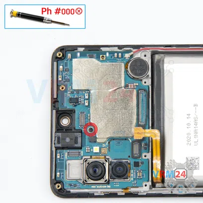 Cómo desmontar Samsung Galaxy M51 SM-M515, Paso 11/1