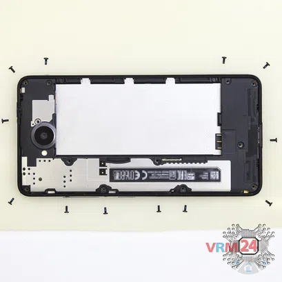 How to disassemble Microsoft Lumia 650 DS RM-1152, Step 3/2