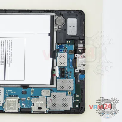 How to disassemble Samsung Galaxy Tab S 8.4'' SM-T705, Step 2/2