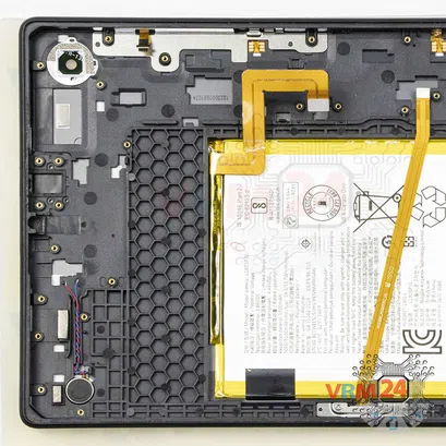 Como desmontar Lenovo Tab M10 Plus TB-X606F, Passo 22/2