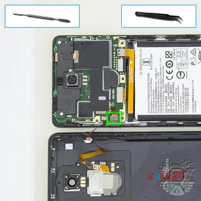 How to disassemble Nokia 5.1 TA-1075, Step 5/1