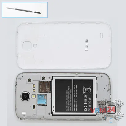 How to disassemble Samsung Galaxy S4 GT-i9500, Step 1/1