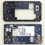 How to disassemble Sony Xperia E1, Step 4/2