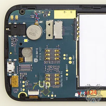 How to disassemble Highscreen WinWin, Step 7/2