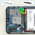 Cómo desmontar Samsung Galaxy A40 SM-A405, Paso 13/1
