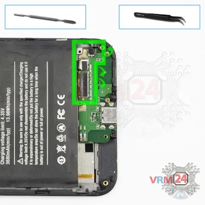 How to disassemble uleFone T1, Step 10/1