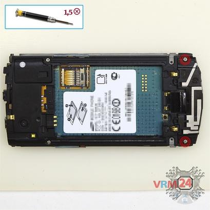 How to disassemble Samsung Wave 2 GT-S8530, Step 9/1