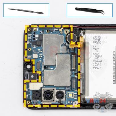 Cómo desmontar Samsung Galaxy A50s SM-A507, Paso 13/1