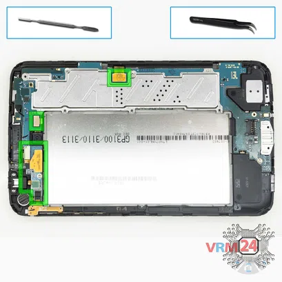 How to disassemble Samsung Galaxy Tab 3 7.0'' SM-T211, Step 4/1