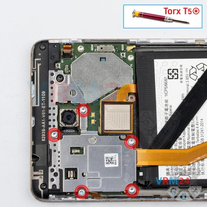 How to disassemble Lenovo K6 Note, Step 4/1