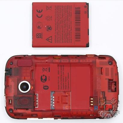 How to disassemble HTC Desire C, Step 2/2