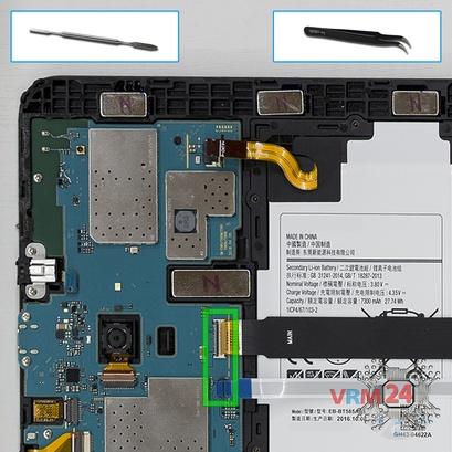 How to disassemble Samsung Galaxy Tab A 10.1'' (2016) SM-T585, Step 5/1