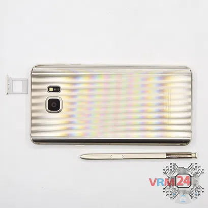 How to disassemble Samsung Galaxy Note 5 SM-N920, Step 1/3