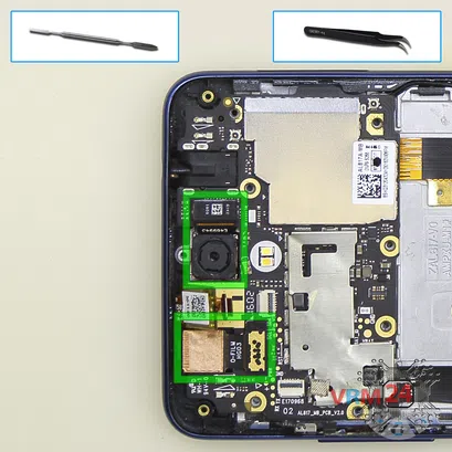 Cómo desmontar Lenovo Vibe S1 Lite, Paso 10/1