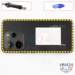 How to disassemble Xiaomi Redmi Note 14, Step 3/1