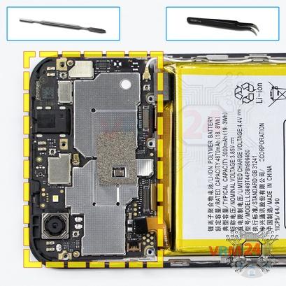 How to disassemble ZTE Blade A6, Step 13/1