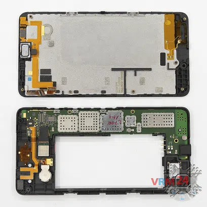 Cómo desmontar Microsoft Lumia 640 DS RM-1077, Paso 4/4