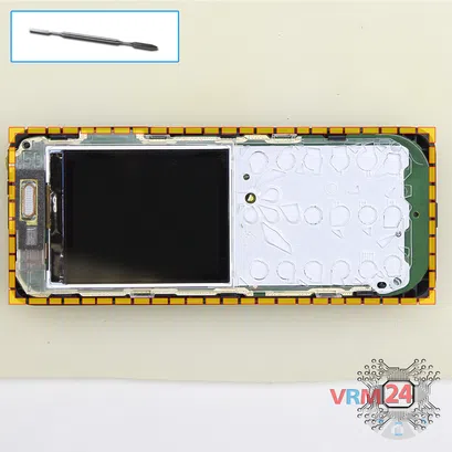How to disassemble Microsoft RM-1035 (Nokia 130), Step 4/1