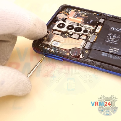 How to disassemble Realme X2 Pro, Step 2/3