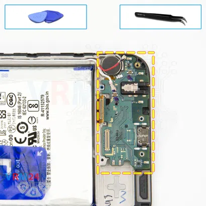 How to disassemble Samsung Galaxy A24 SM-A245, Step 11/1