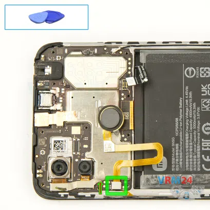 How to disassemble Xiaomi Redmi 10C, Step 8/1