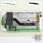 Cómo desmontar ZTE Blade X3 T620, Paso 10/1