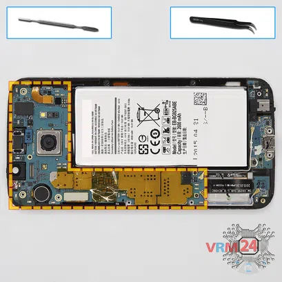 How to disassemble Samsung Galaxy S6 Edge SM-G925, Step 7/1