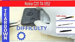 Nokia C20 TA-1352 📱 Teardown Take apart Tutorial