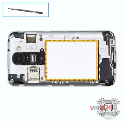 How to disassemble LG G2 mini D618, Step 2/1