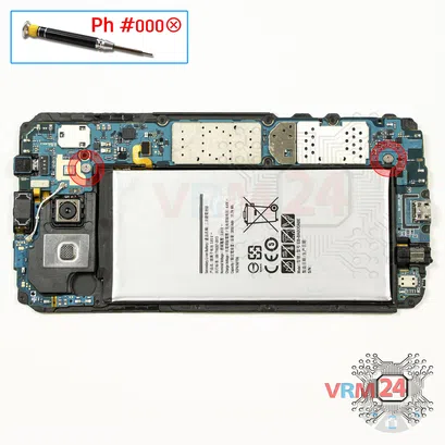 Cómo desmontar Samsung Galaxy A8 (2015) SM-A8000, Paso 8/1