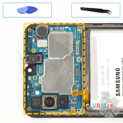 How to disassemble Samsung Galaxy M30s SM-M307, Step 16/1