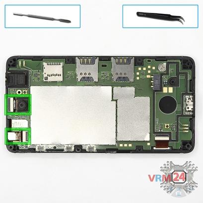 How to disassemble Microsoft Lumia 430 DS RM-1099, Step 6/1