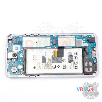 How to disassemble LG Q7 Q610, Step 9/2