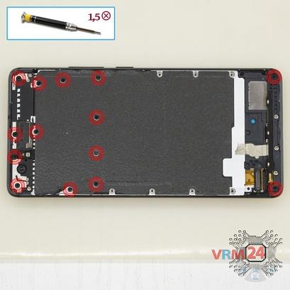 How to disassemble ZTE Nubia Z17, Step 7/1