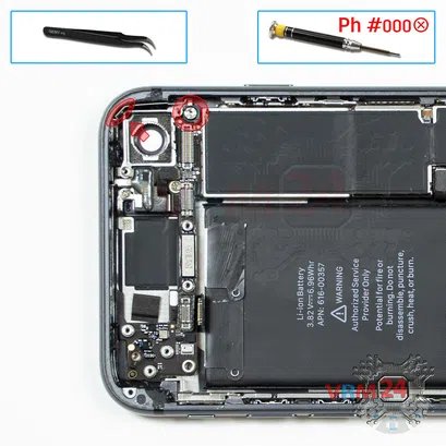 How to disassemble Apple iPhone 8, Step 13/1