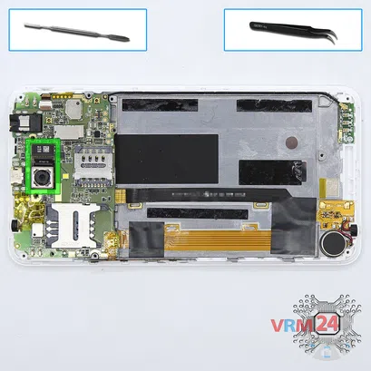 How to disassemble Lenovo A5000, Step 7/1