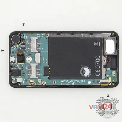 Cómo desmontar Lenovo A319 RocStar, Paso 5/2