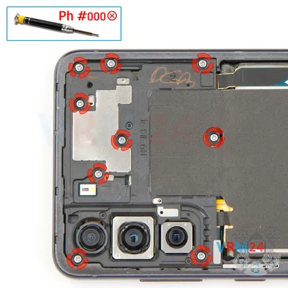 Как разобрать Samsung Galaxy S21 FE SM-G990, Шаг 4/1