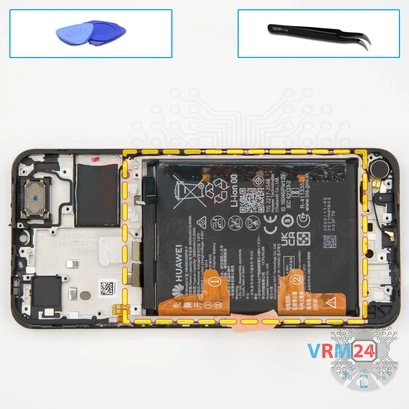 How to disassemble Huawei Nova Y61, Step 15/1