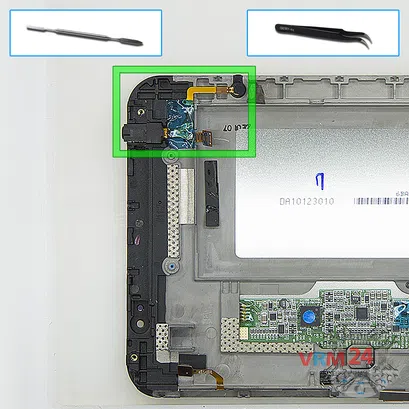 Cómo desmontar Samsung Galaxy Tab GT-P1000, Paso 10/1