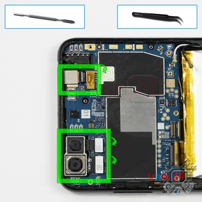 How to disassemble Yandex.Phone, Step 12/2