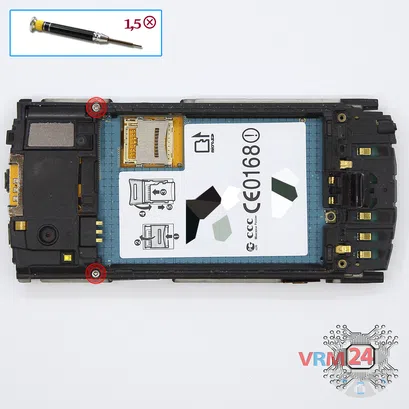 Cómo desmontar Samsung Wave GT-S8500, Paso 11/1