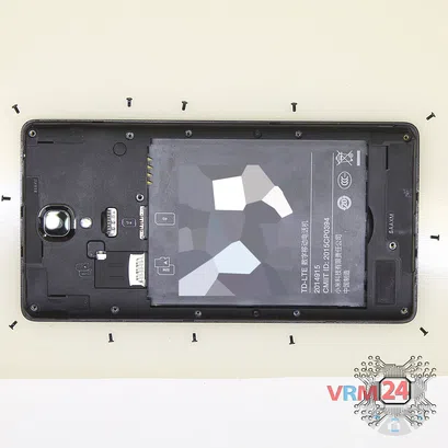 How to disassemble Xiaomi RedMi Note 1S, Step 3/2