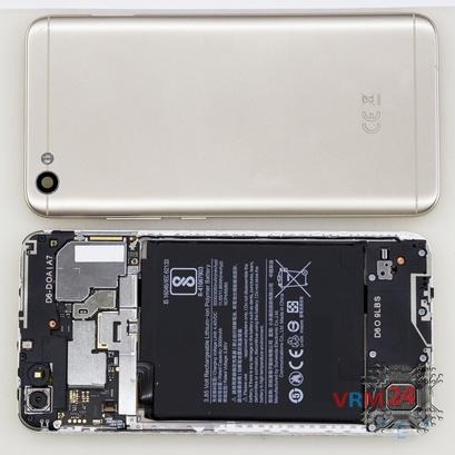 Como desmontar Xiaomi RedMi Note 5A por si mesmo, Passo 2/2