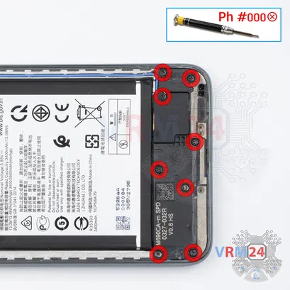 Como desmontar Nokia 7.2 TA-1196, Passo 9/1