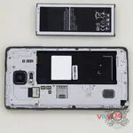 Cómo desmontar Samsung Galaxy Note 4 SM-N910, Paso 3/2