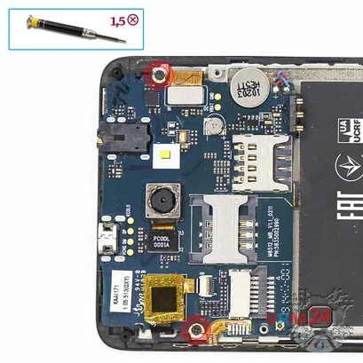 Как разобрать Fly IQ456 ERA Life 2, Шаг 6/1