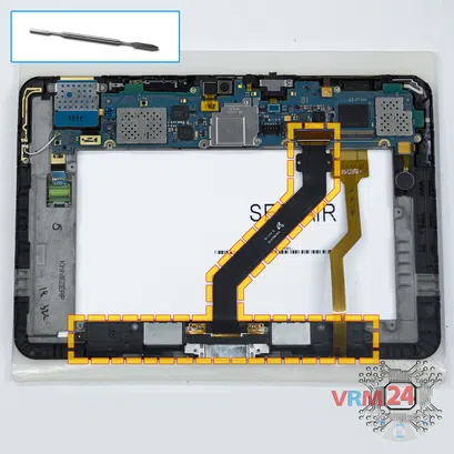 How to disassemble Samsung Galaxy Tab 8.9'' GT-P7300, Step 7/1