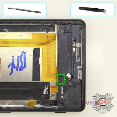 How to disassemble Sony Xperia M4 Aqua, Step 5/1