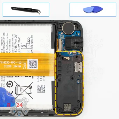 How to disassemble Samsung Galaxy A06 SM-A065, Step 10/1